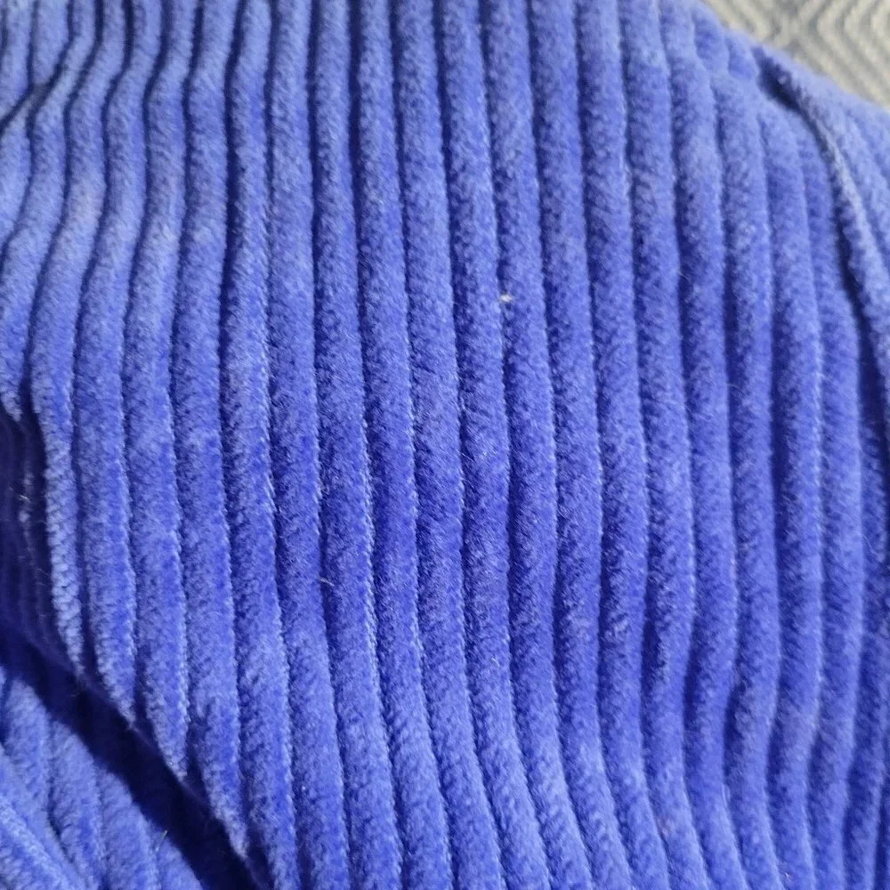 Baby Gap Vintage Unisex Blue Corduroy Overalls With Snaps Size 6-12M